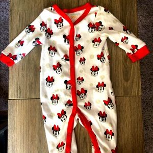 Baby Girl Minnie Mouse Onesie